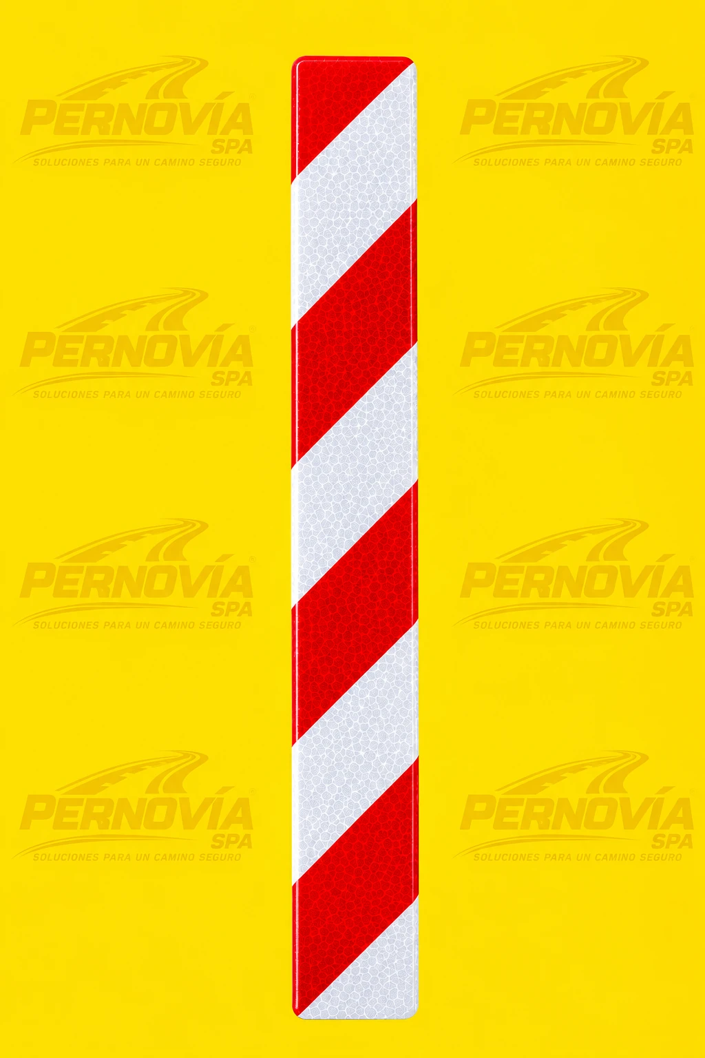 Delineador vertical rojo y blanco PERNOVÍA